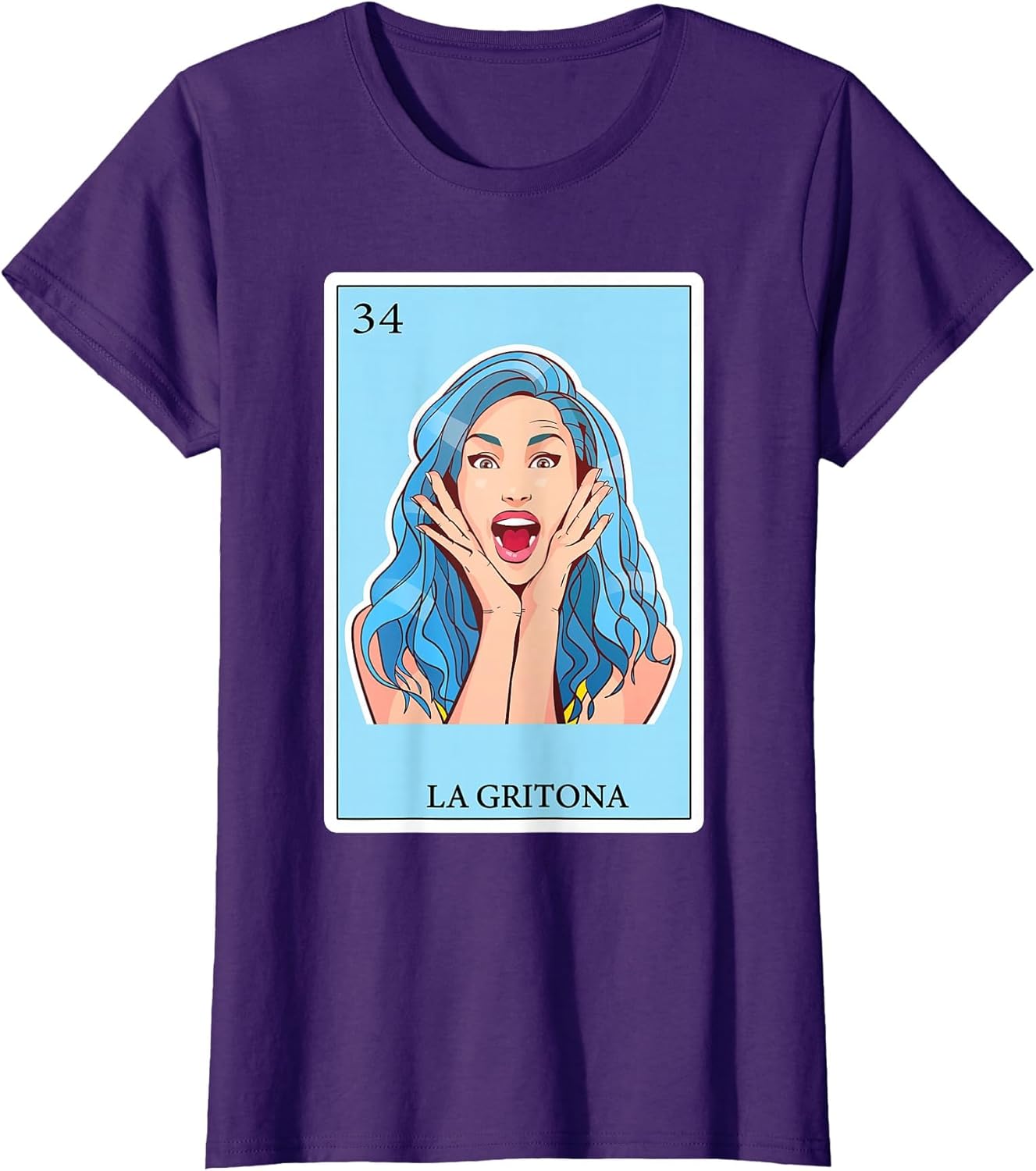 Latinas Gifts Spanish-Mexican Bingo Card - La Gritona