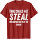 Thou Shalt Not Steal Unless You Can Beat The Throw
