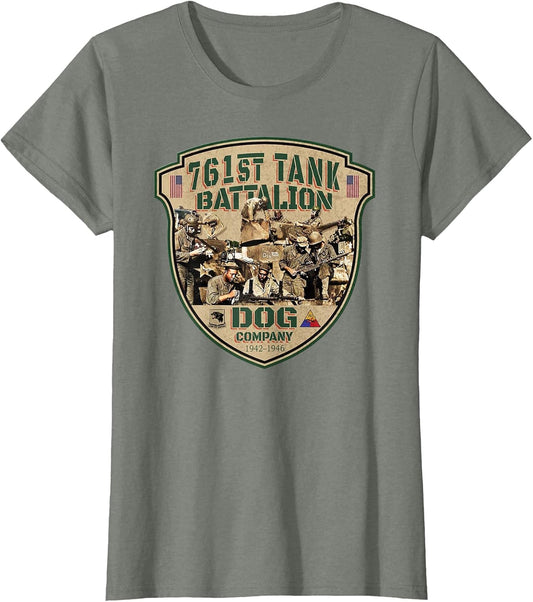 761st Tank Battalion Tribute Vintage Dog Company WW2 Heroes