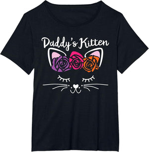 Daddy's Kitten BSDM - DDLG Cute Kitty Graphic Flower Kinky