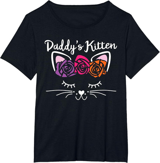 Daddy's Kitten BSDM - DDLG Cute Kitty Graphic Flower Kinky