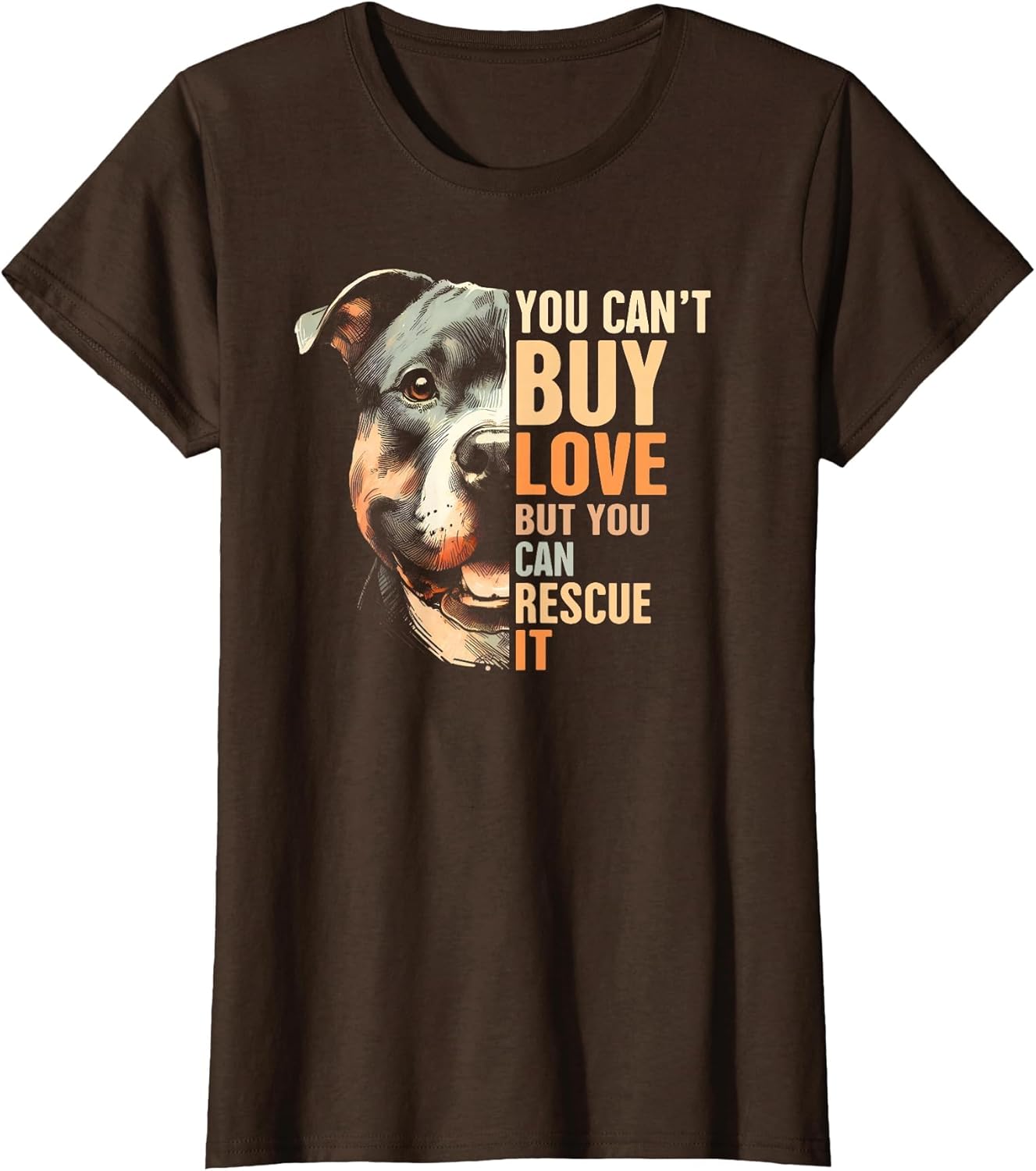 Pitbull Rescued You Can't Buy Love But You Can Rescue It