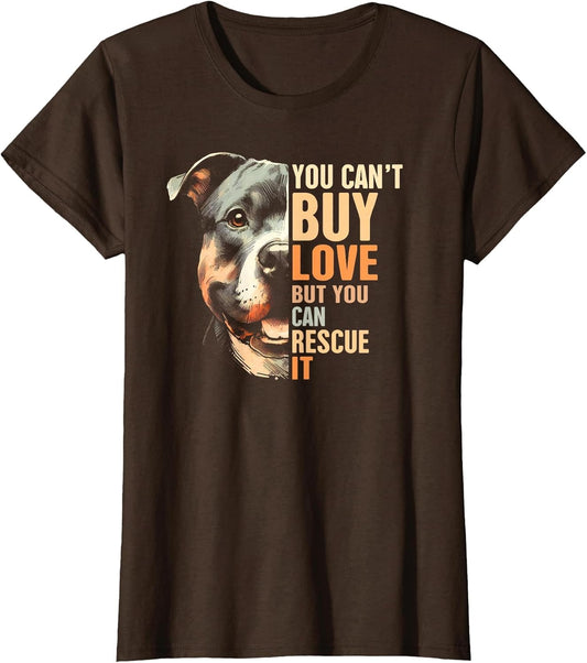 Pitbull Rescued You Can't Buy Love But You Can Rescue It