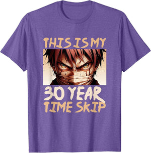 30 Years of Time Skip Anime Ninja Samurai 30th Birthday