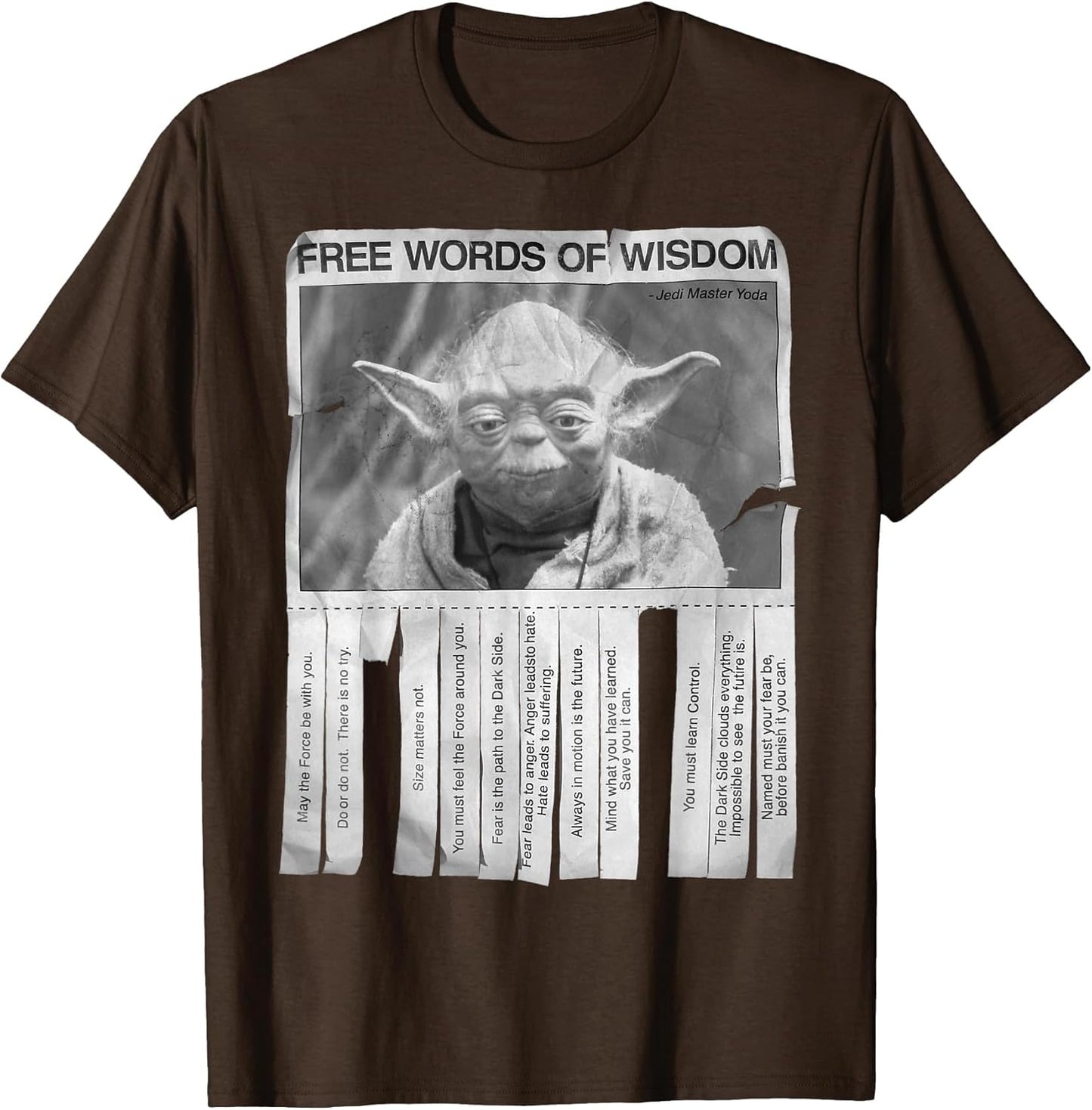 Star Wars Yoda Poster Words Of Wisdom Graphic