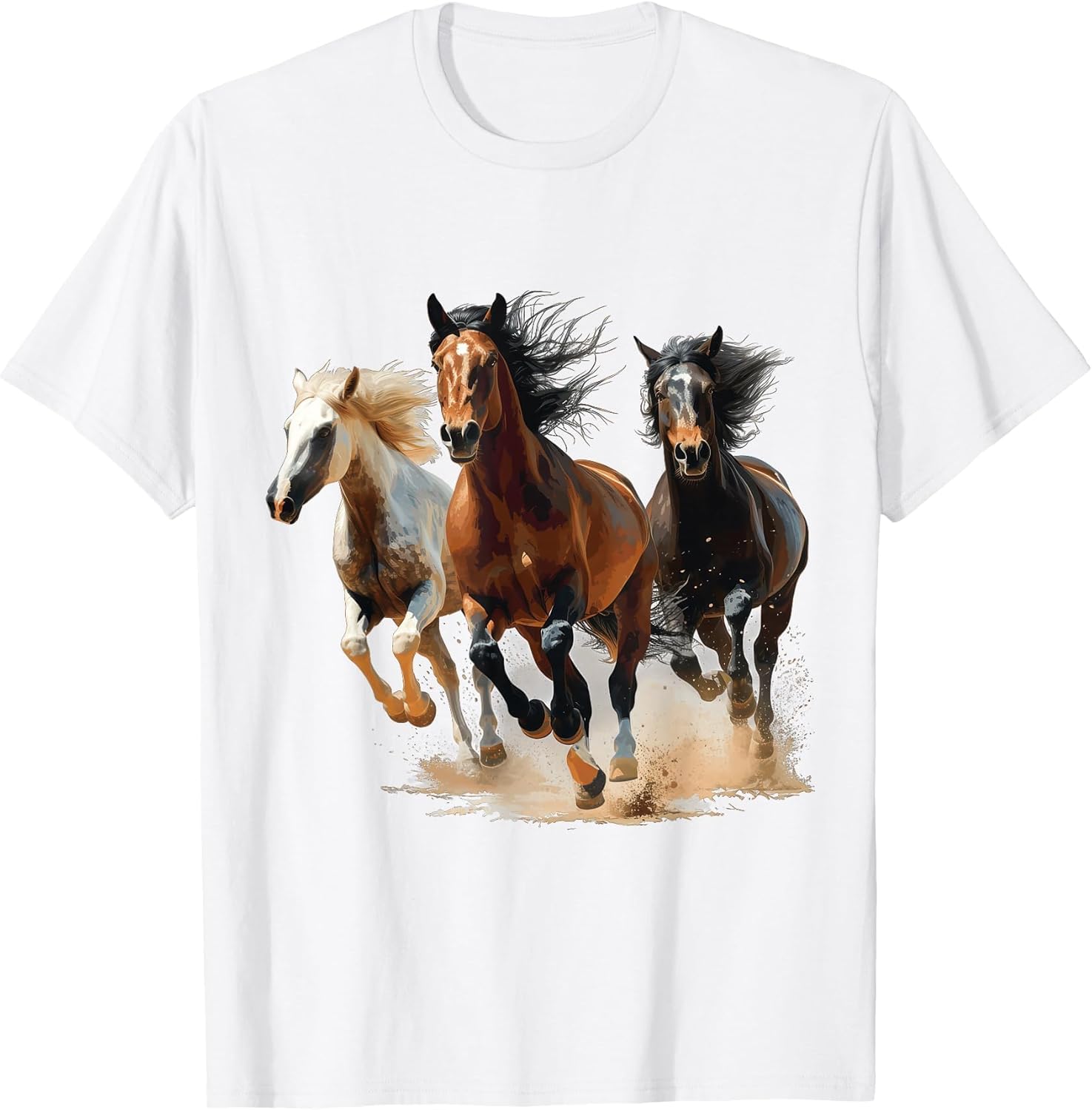 Vintage Horses Lover Graphic Women Boys Girls