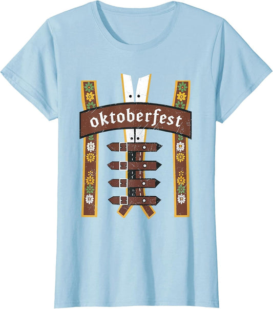 Oktoberfest Bavarian Munich Beer Lederhosen Suspenders