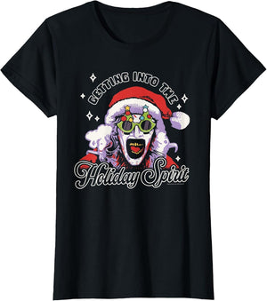 Terrifier Holiday Spirit Santa Illustration Horror Movie