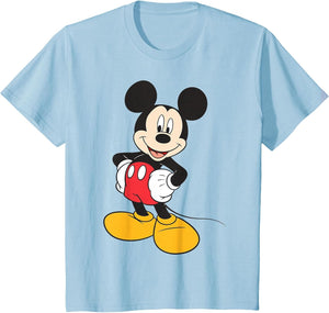 Disney Mickey and Friends Mickey Mouse Classic Pose , Youth, Baby Blue, 2T