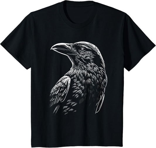 Mystical Raven Bird Occult Symbolism Nature Witch Motif