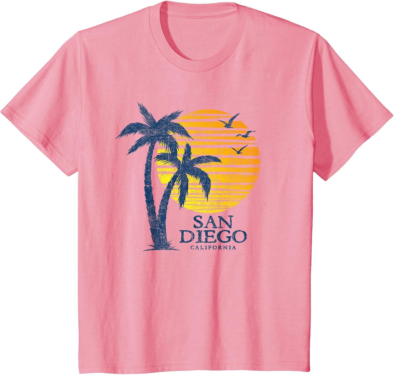 Vintage San Diego California Souvenir Beach Sunset