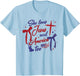4th of July She Loves Jesus and America Too Christian Faith