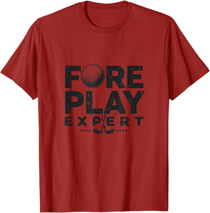 Fore Play Expert Funny Golf Humor Design