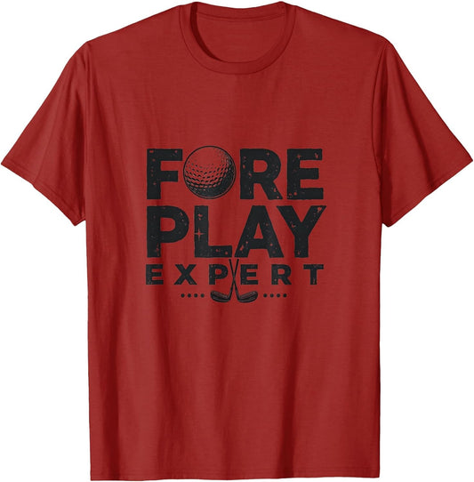 Fore Play Expert Funny Golf Humor Design