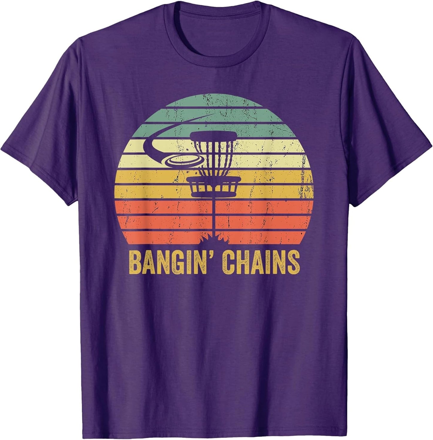 Disc Golf Funny Frisbee Sport Banging Chains
