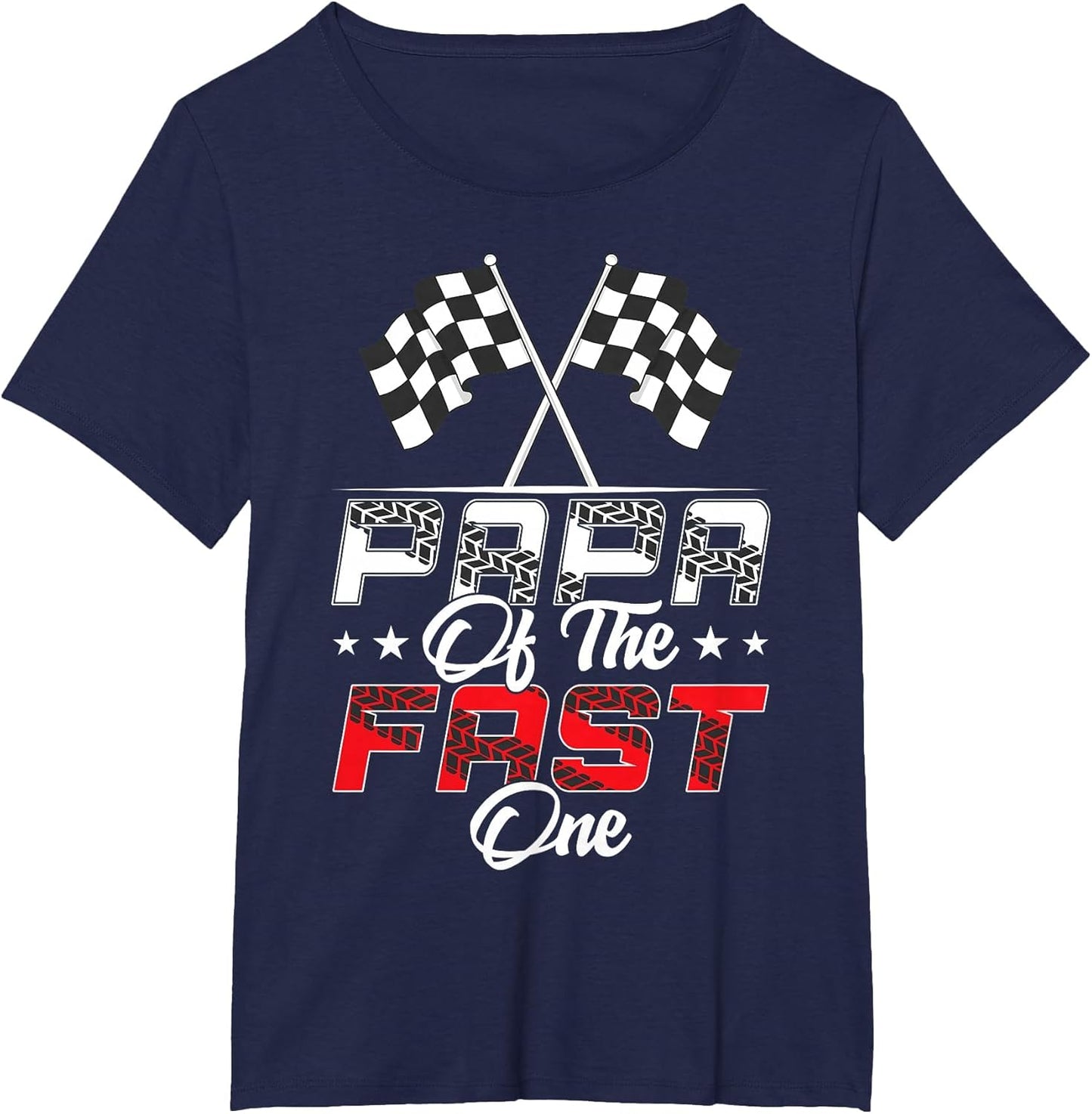 Papa of The Fast One First Birthday Racing Car Family