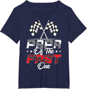 Papa of The Fast One First Birthday Racing Car Family