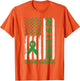 Dad of A Warrior Scoliosis Awareness Family US Flag