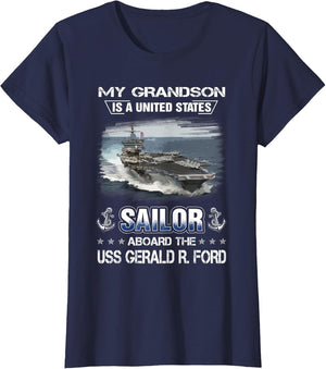 My Grandson is a Sailor Aboard The USS Gerald R. Ford CVN 78