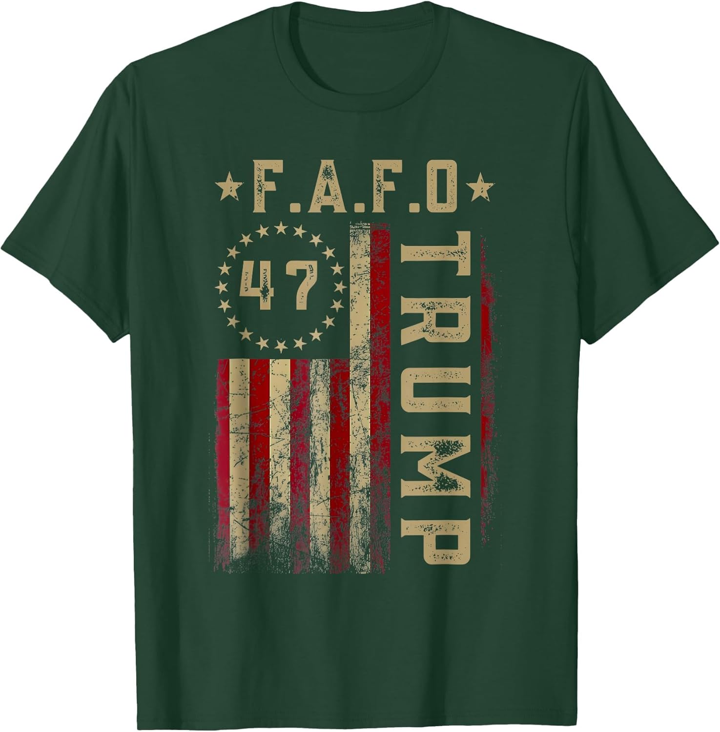 Funny Fafo Trump Shirt President 47 Trump Fafo American Flag