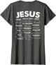 Jesus is King Names of God Hebrew Jesus Christian (On Back)