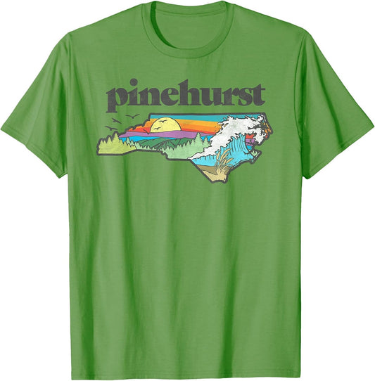 Pinehurst North Carolina Outdoors Retro Nature