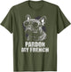 French Bulldog Funny Art with Pardon My French Design