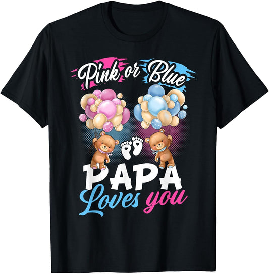 Bears Pink Or Blue Papa Loves You Gender Reveal