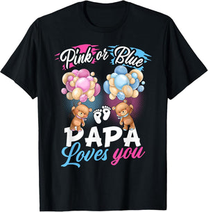 Bears Pink Or Blue Papa Loves You Gender Reveal