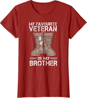 My Favourite Veteran is My Brother Military Veterans Vet