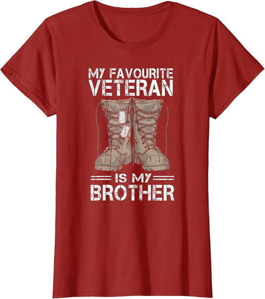 My Favourite Veteran is My Brother Military Veterans Vet