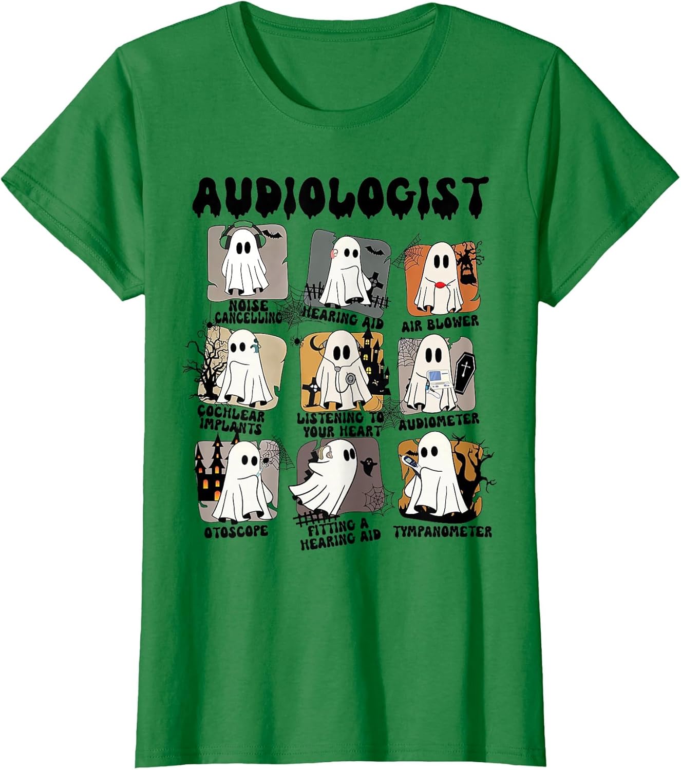 Audiologist Halloween Ghosts Audiology Therapist