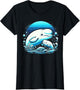 Ocean Mammal Mom and Baby Beluga Whale Kawaii