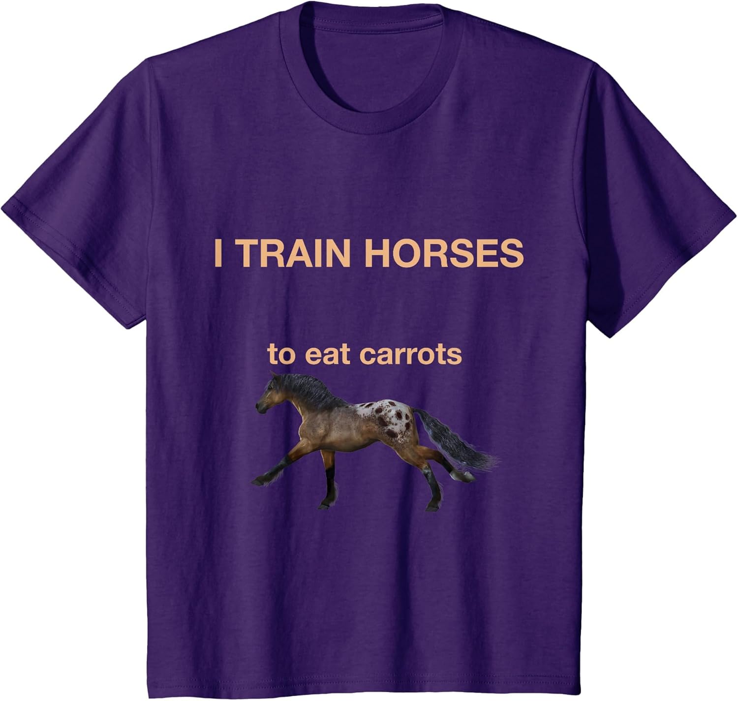I Train Horses to Eat Carrots Shirt
