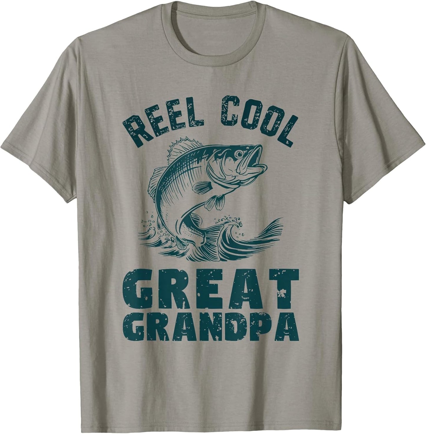Reel Cool Great Grandpa Fishing Grandpa Vintage Style