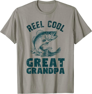 Reel Cool Great Grandpa Fishing Grandpa Vintage Style