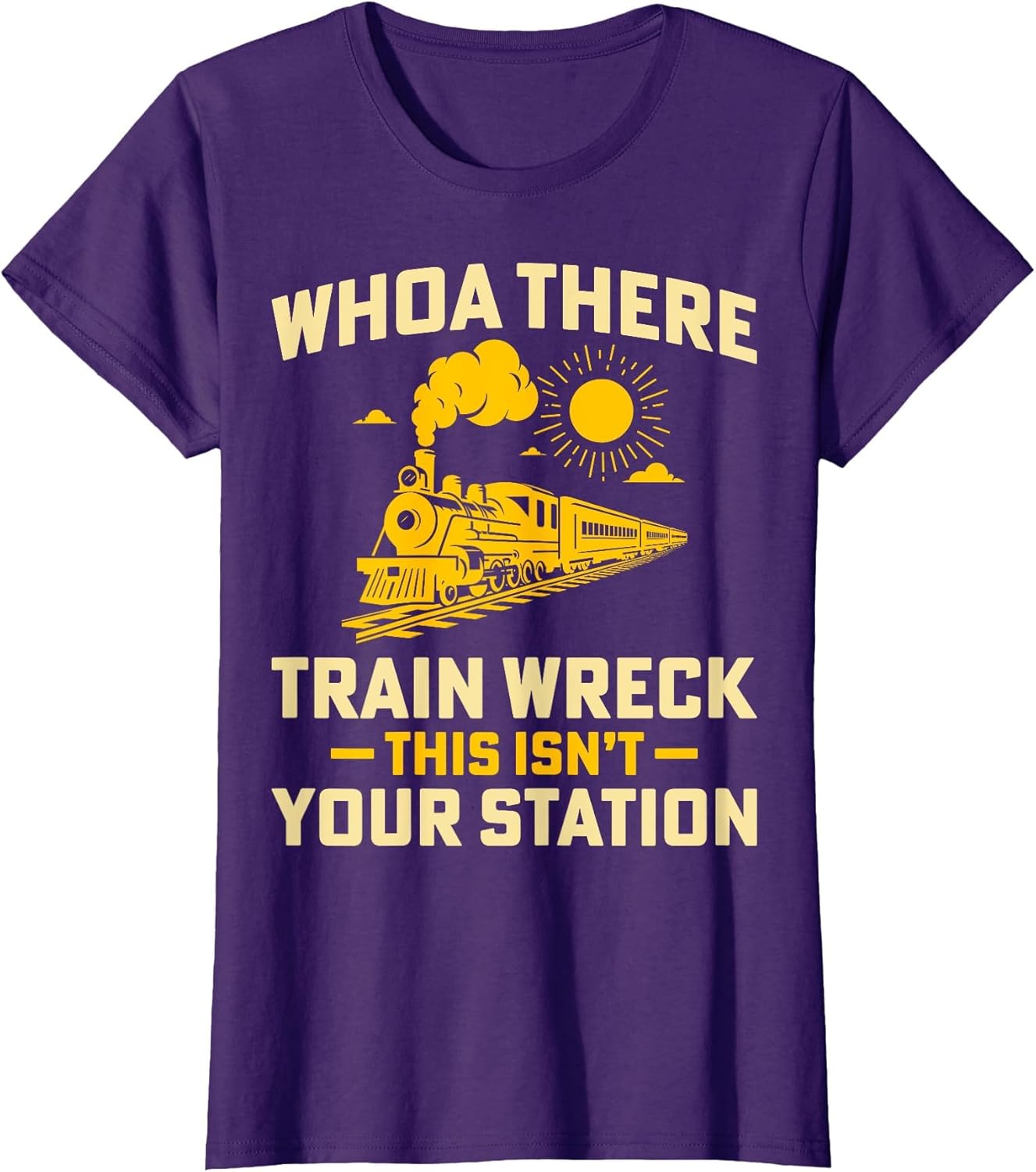 Whoa There Train Wreck This Isn't Your Station - Locomotive