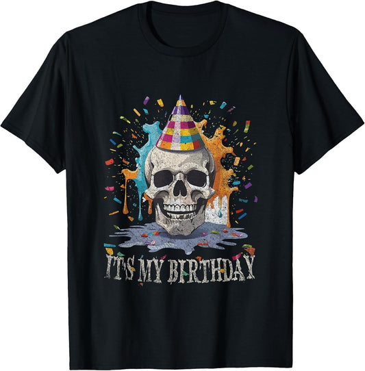 It's My Birthday Skeleton Happy Halloween Birthday Party