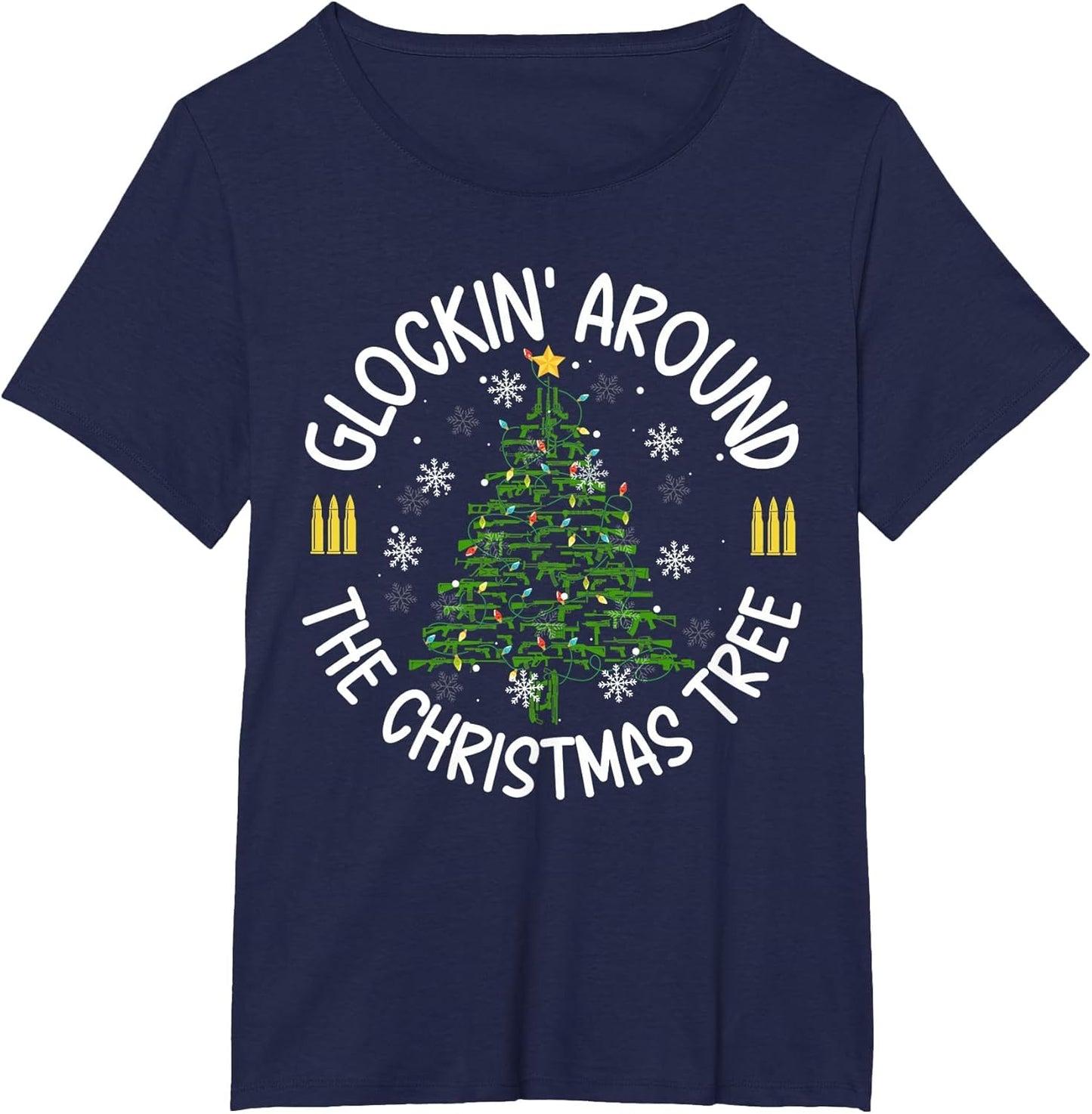 Glockin' Around The Christmas Tree Gun Themed Novelty