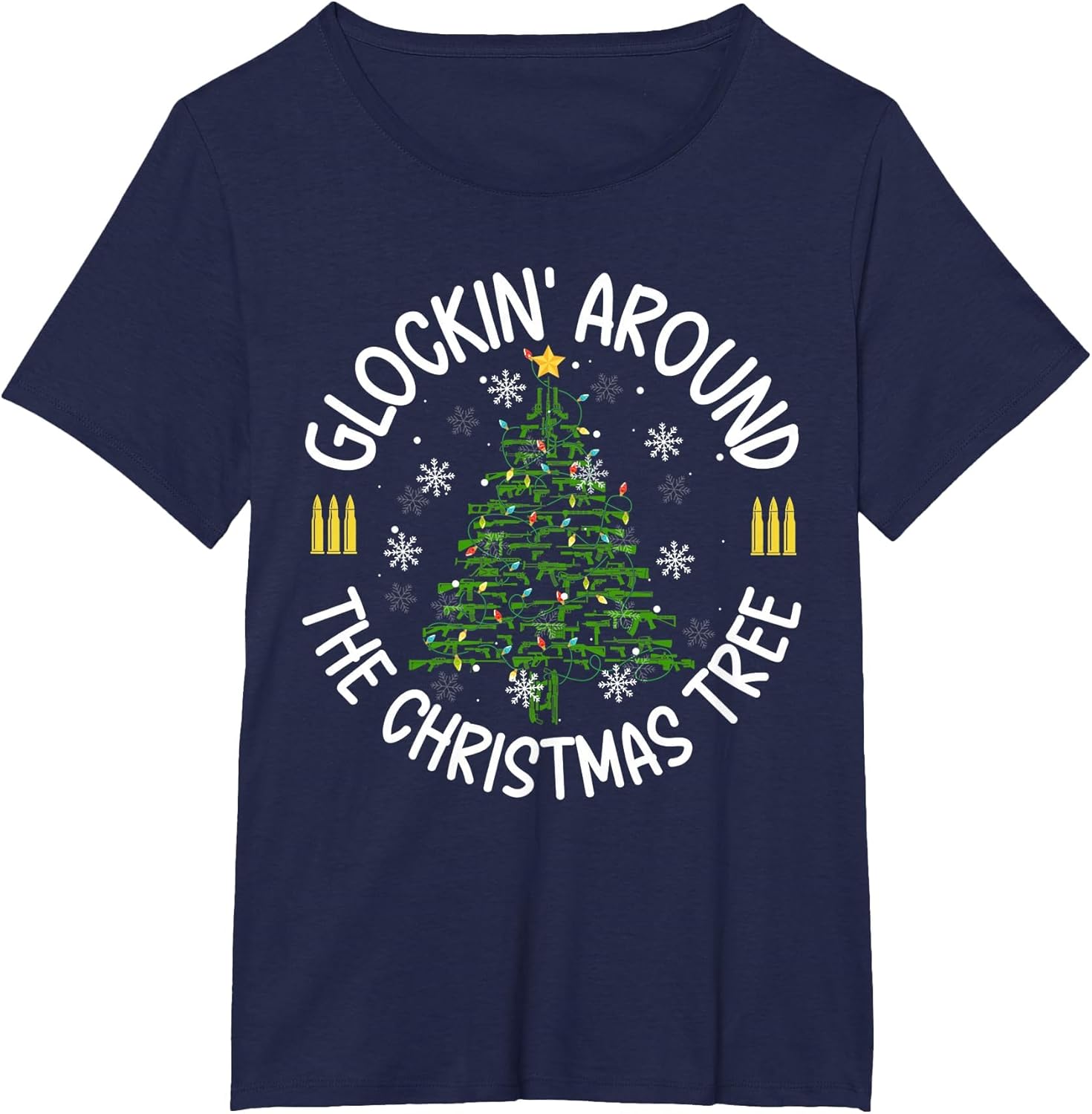 Glockin' Around The Christmas Tree Gun Themed Novelty