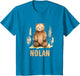 Kids Nolan Name Woodland Themed Baby Boy Toddler Cute Fun