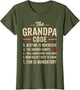 The Grandpa Code Fun Rules Funny Grandpa Grandchildren Joke