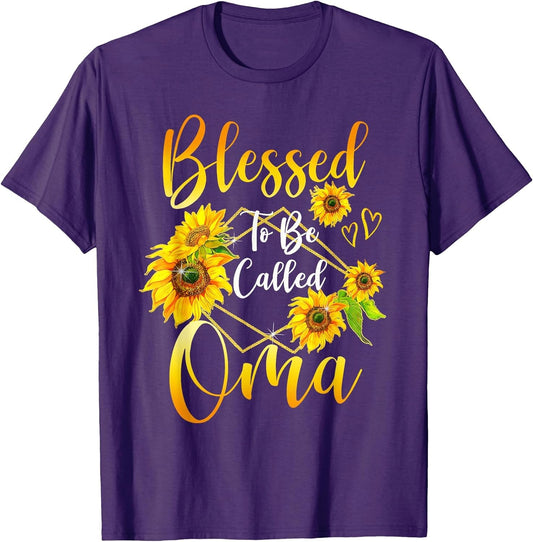 Blessed to Be Called Oma Sunflower Women