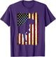 Wirehaired Pointing Griffon Silhouette American Flag