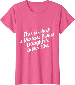 Step Bonus Daughter Funny for Stepdaughter