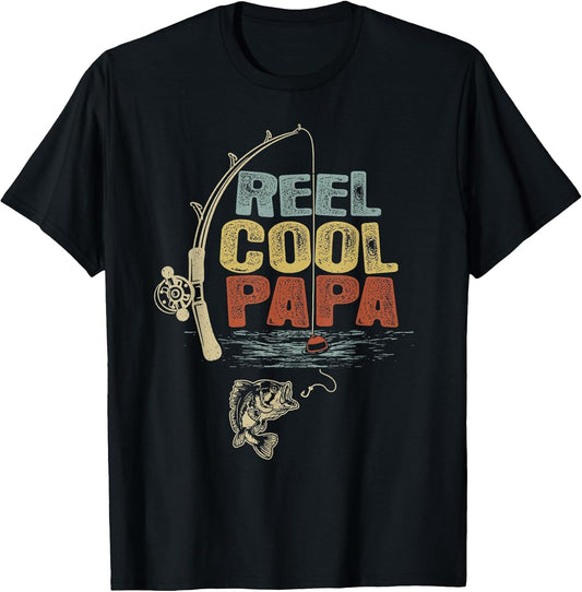 Funny Fisherman Vintage Reel Cool Papa