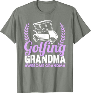 Golfing Golf Player Coach Grandmother Golfer Grandma