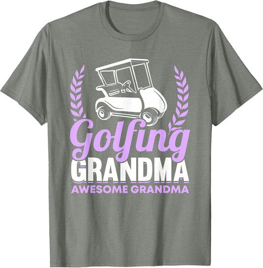 Golfing Golf Player Coach Grandmother Golfer Grandma
