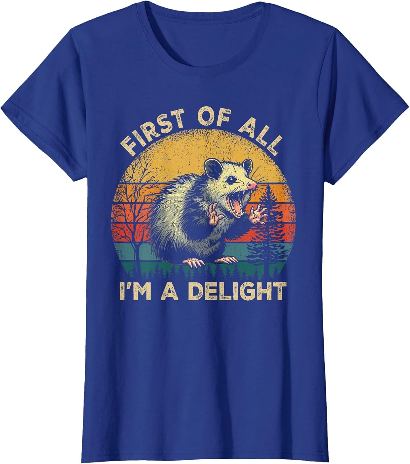 First of All I'm A Delight Sarcastic Angry Opossum Possum