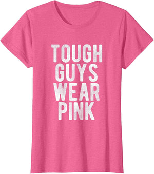 Tough Guys Wear Pink in October Breast Cancer Awareness